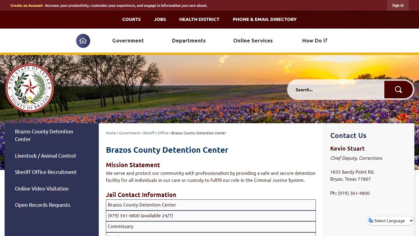 Brazos County Detention Center